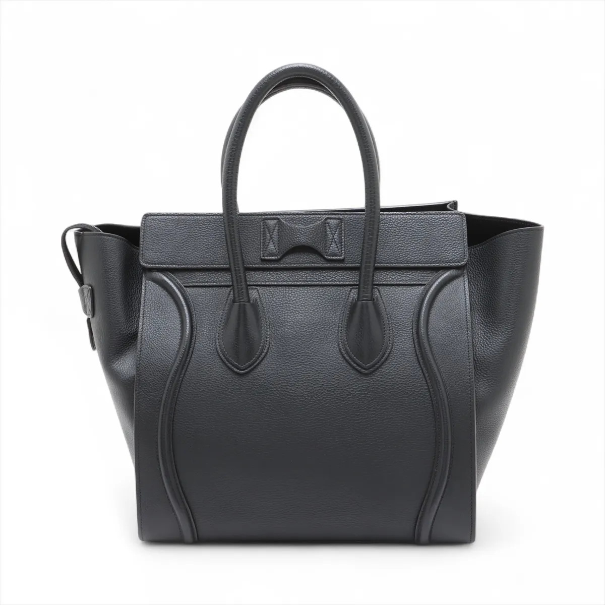 Celine Luggage Mini shopper Leather Hand bag Black