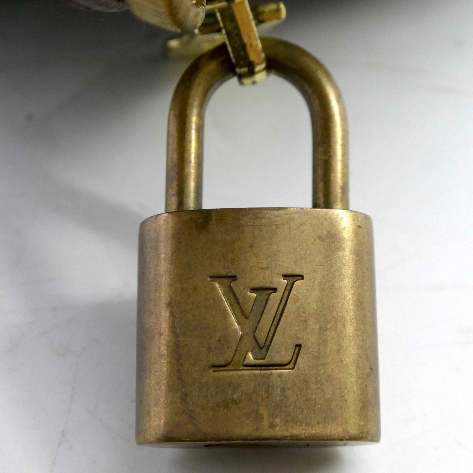 Louis Vuitton Trouville M42228 Monogram PVC Hand Travel Bag PVC w/Padlock 1127