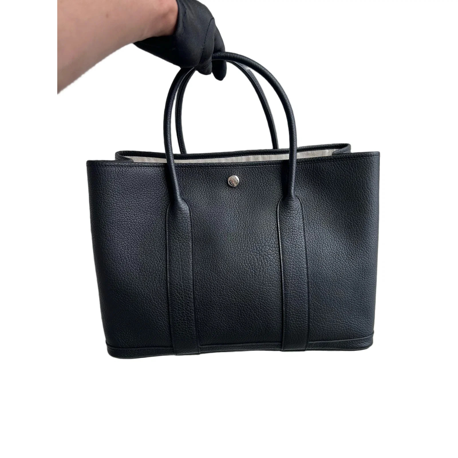 Hermes Garden Party 36 89 Noir Negonda (sc072626a2r)