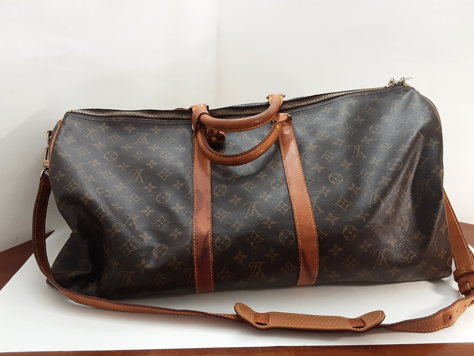Louis Vuitton VINTAGE Keepall Bandoulière 55 Monogram Travel Duffel Bag, France