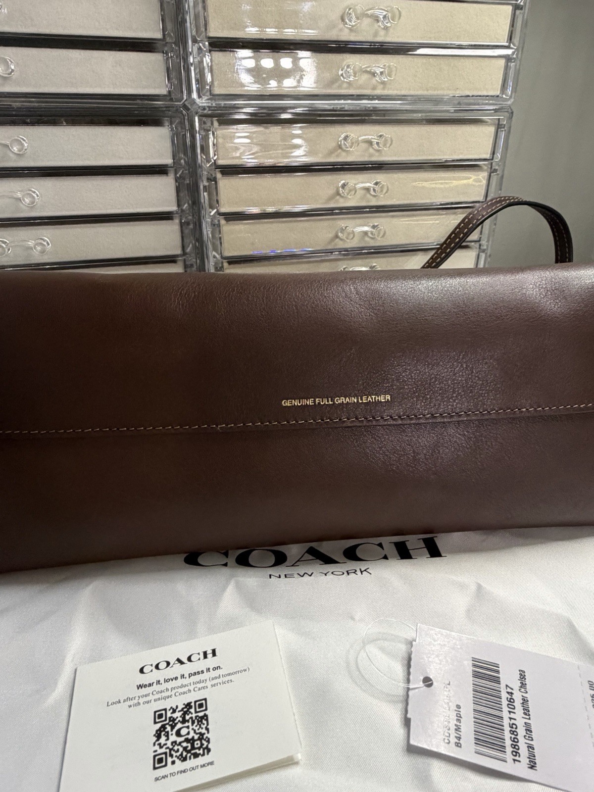 Coach Chelsea 30 Maple Shoulder Bag