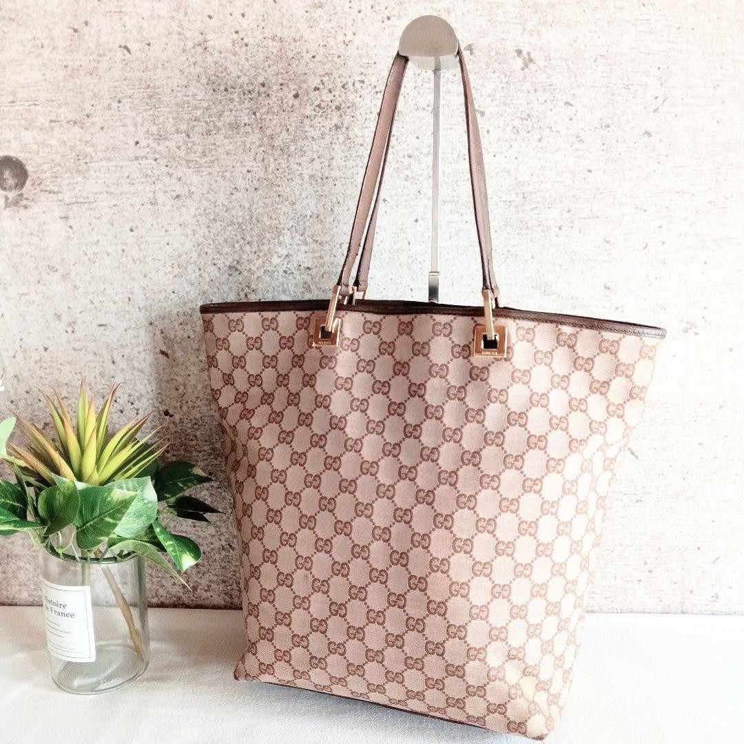 GUCCI GG Tote Shoulder Bag Women Auth 11.81 x 14.56 x 4.72inch