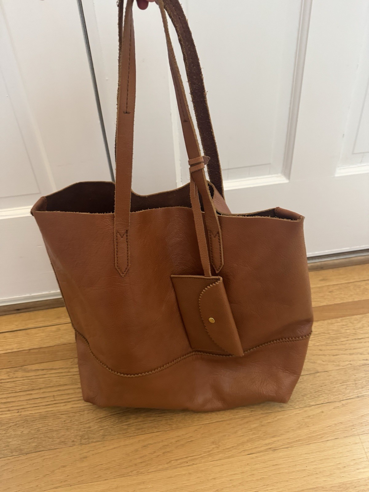 J.CREW Downing Tote Bag – 100% leather