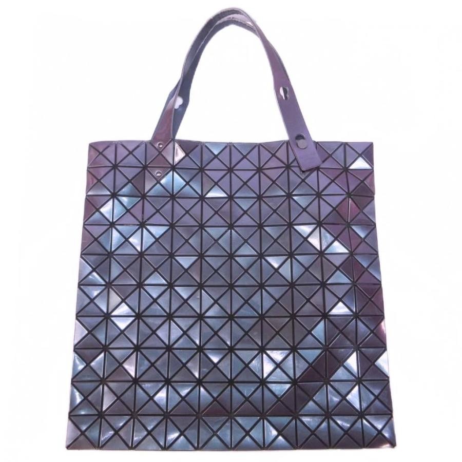 BAO BAO ISSEY MIYAKE LUCENT Prism Tote Bag Metallic Bordeaux 39cm Authentic