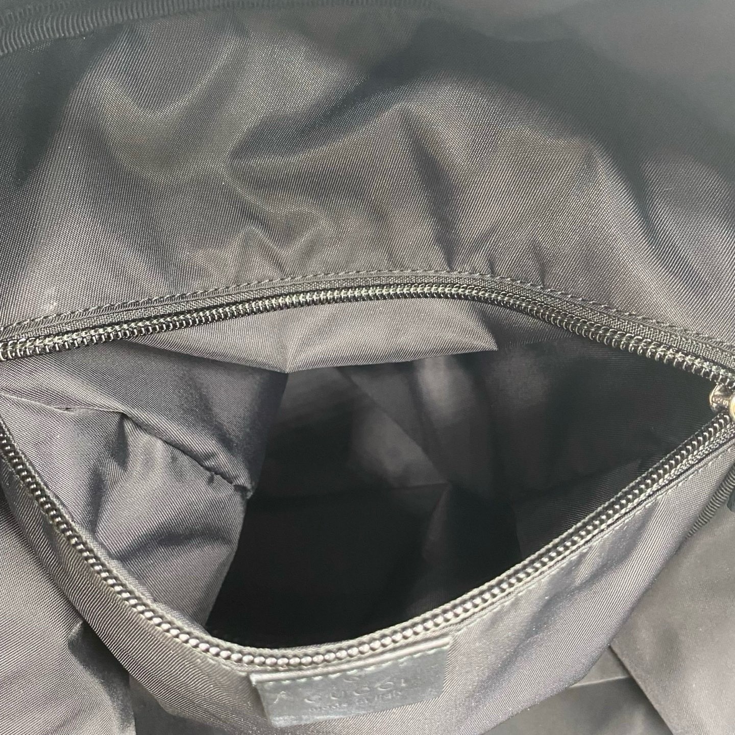 Gucci Sherry Ophidia GG Supreme Monogram Backpack Beige Canvas Web Black 051809