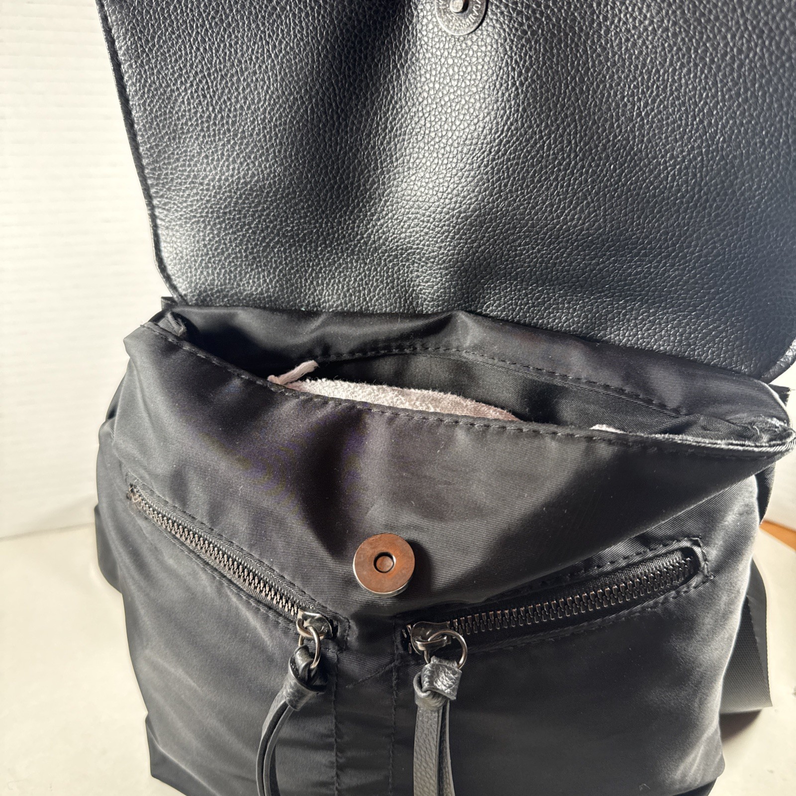 Trendy! Botkier Trigger Mini Nylon Backpack – Black Great 4 Summer! EUC