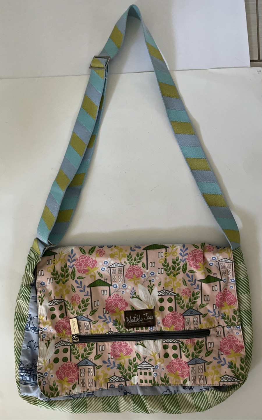 Matilda Jane Bag Fullers Landing Messenger Crossbody Purse Tote 15 X 11 Travel