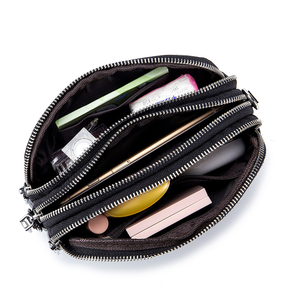 Shoulder Crossbody Bag Real Leather Large Capacity Handbag Purse for Women Lady