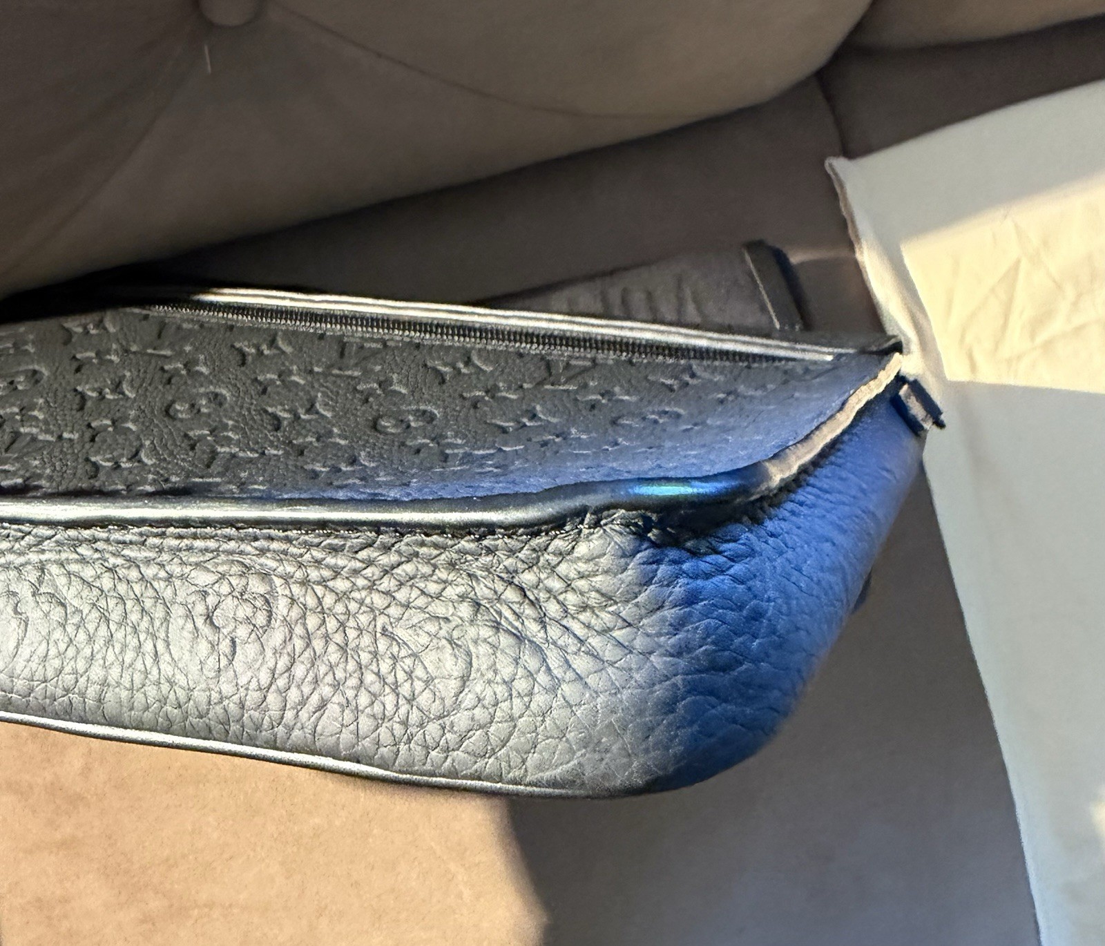 Louis Vuitton S Lock Monogram Taurillon Leather briefcase w/ Detachable Strap