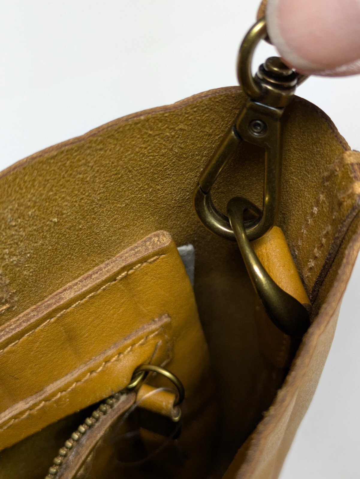 Madewell The Transport Small Crossbody Bag Bubble Pleat Golden Oak