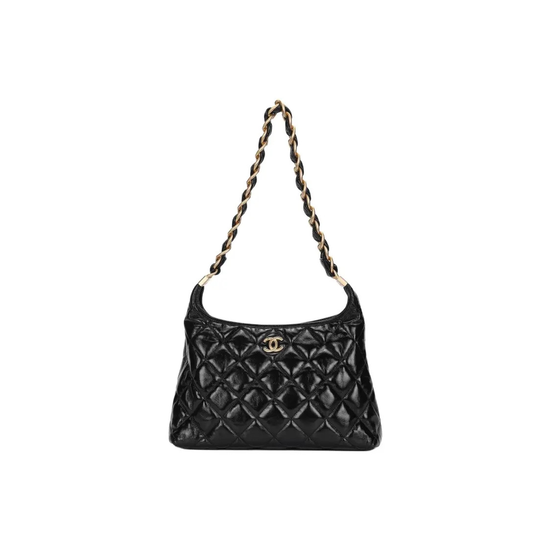 CHANEL Handheld Shoulder Bag Large Women’s Black 12.5x4x10.6 in