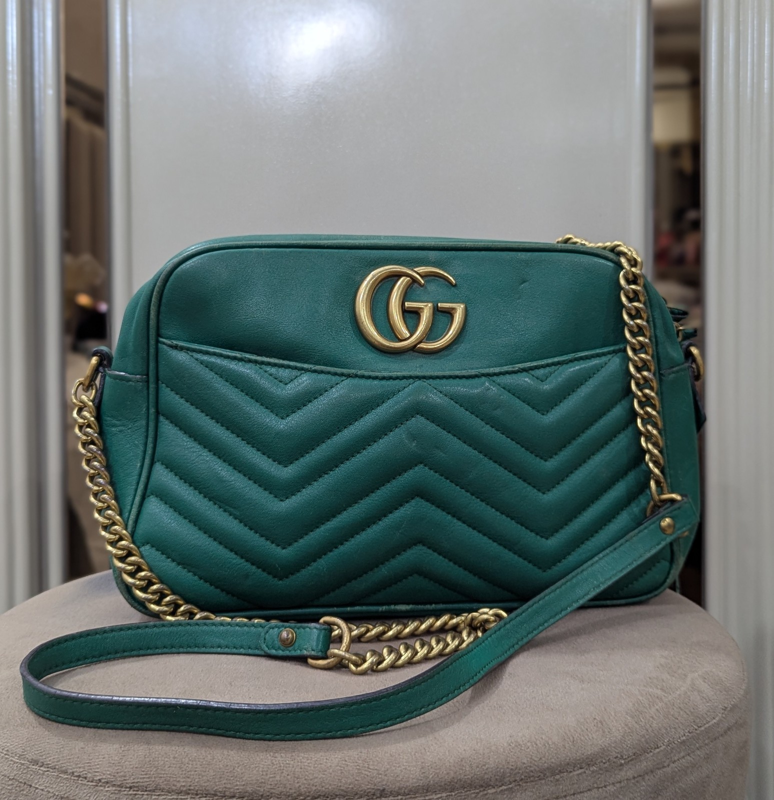 Gucci GG Marmont Bag Shoulder Crossbody 443499 Made In Italy