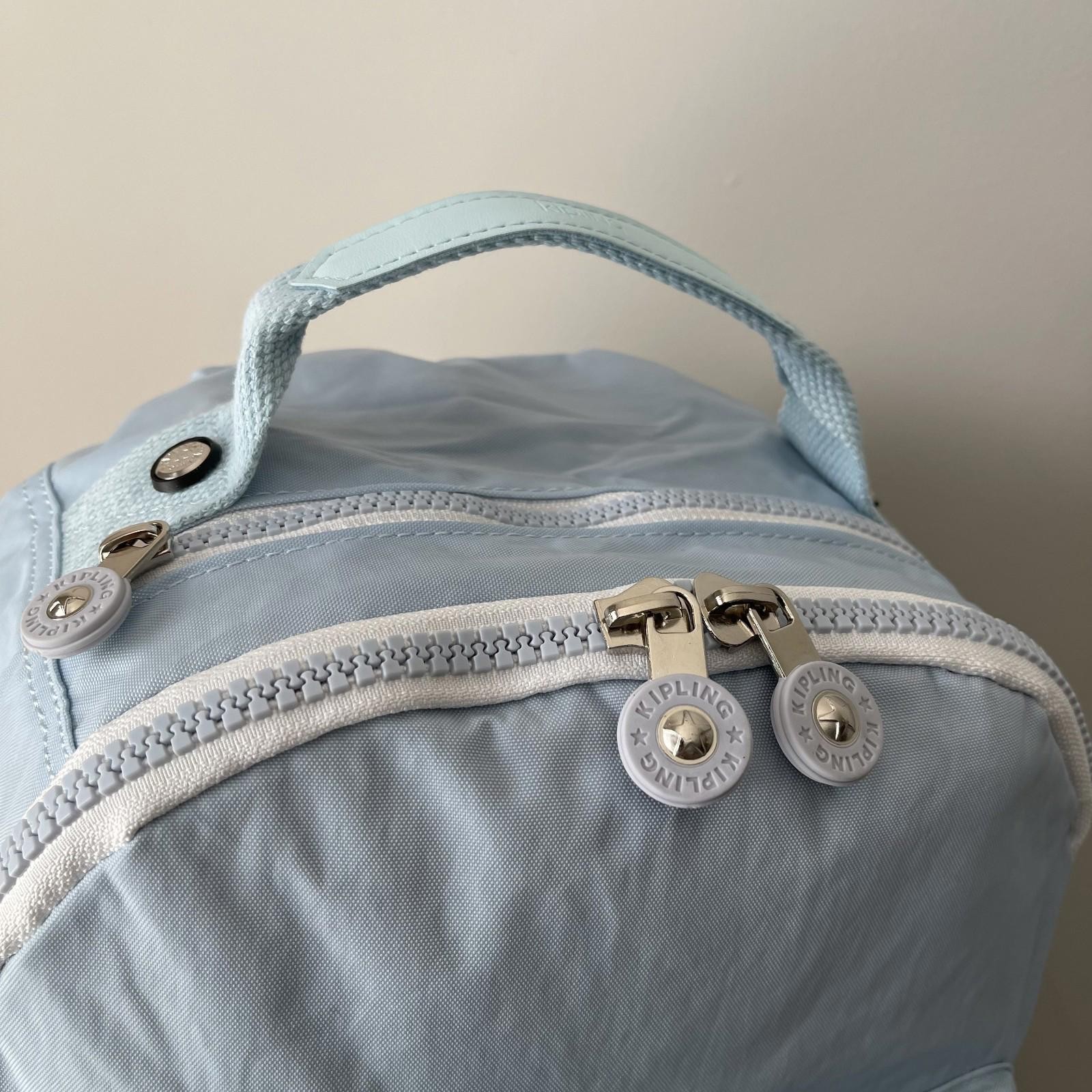 Kipling Seoul Up 17″ Laptop Extra Large Backpack in Frost Blue SP NWT