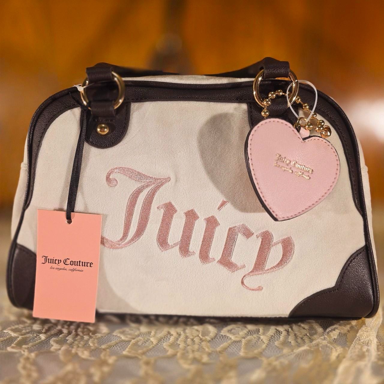 NWT Juicy Couture Urban Heritage Bowler Bag in Angel