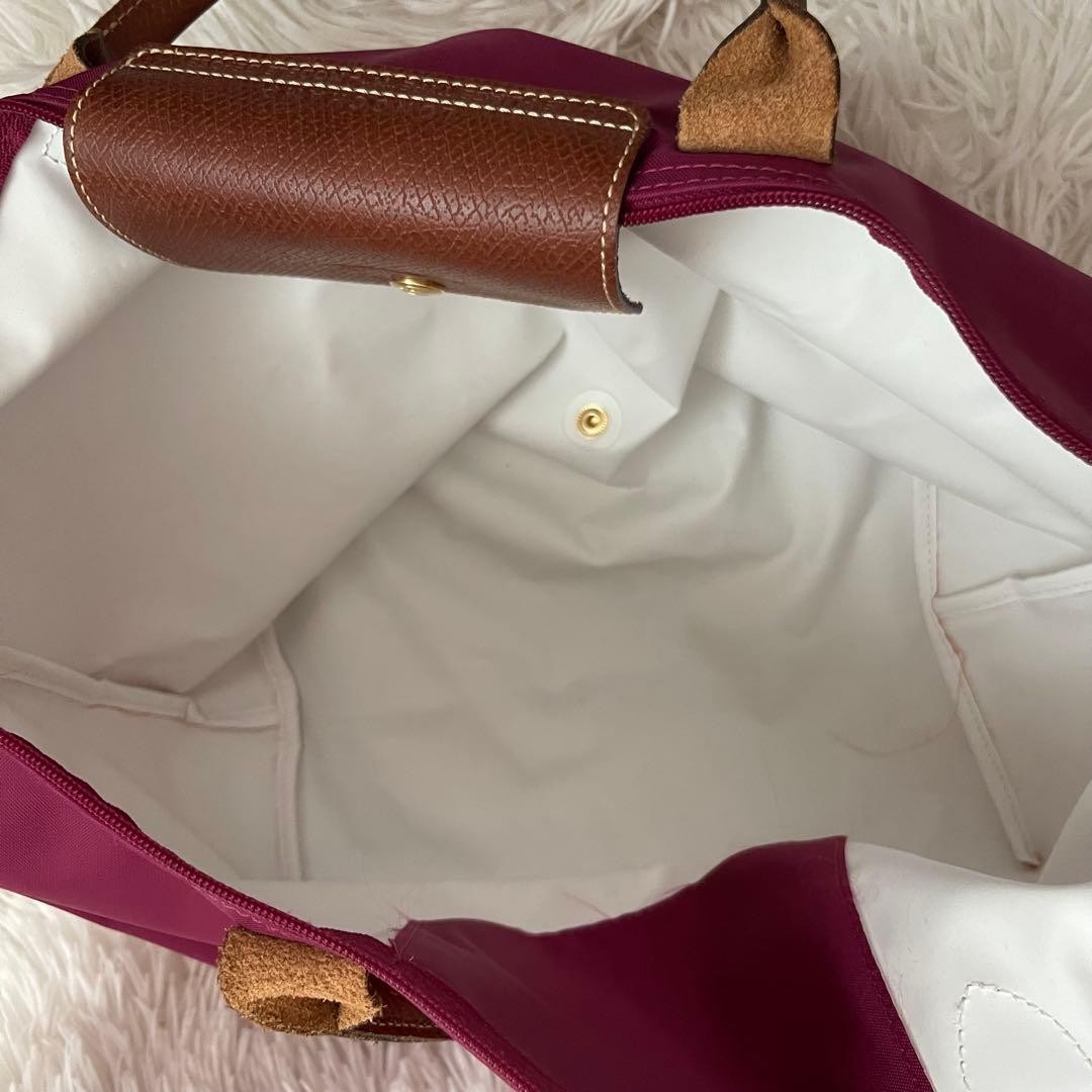 LONGCHAMP Le Pliage Tote Bag L Pink Auth Women about 10.63 x 17.72 inches