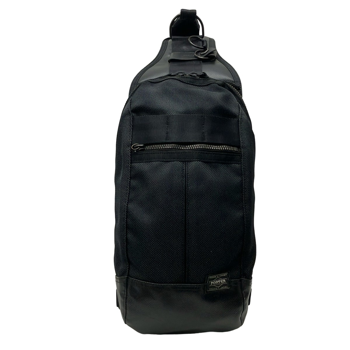 Porter /Yoshida Heat Black Barrister Nylon Urethane Coated Nylon Backpack
