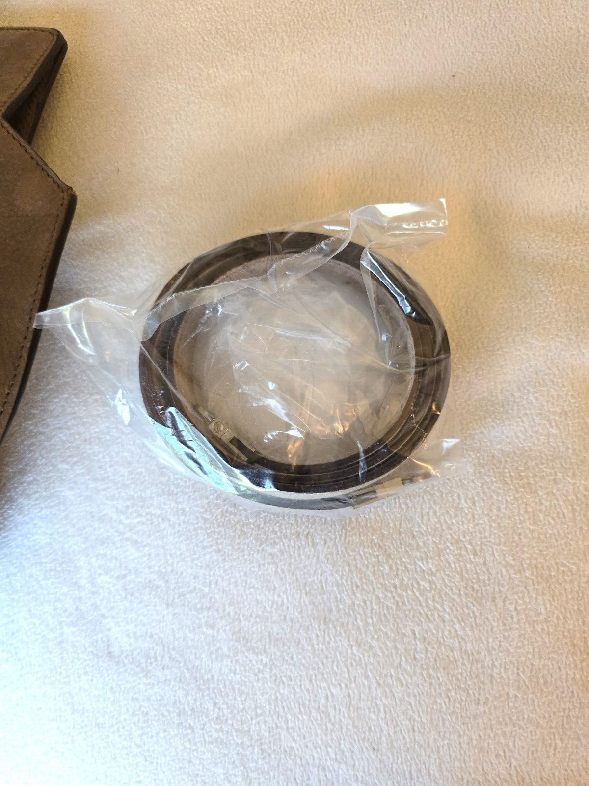 Lalique Nubuc Leather Purse