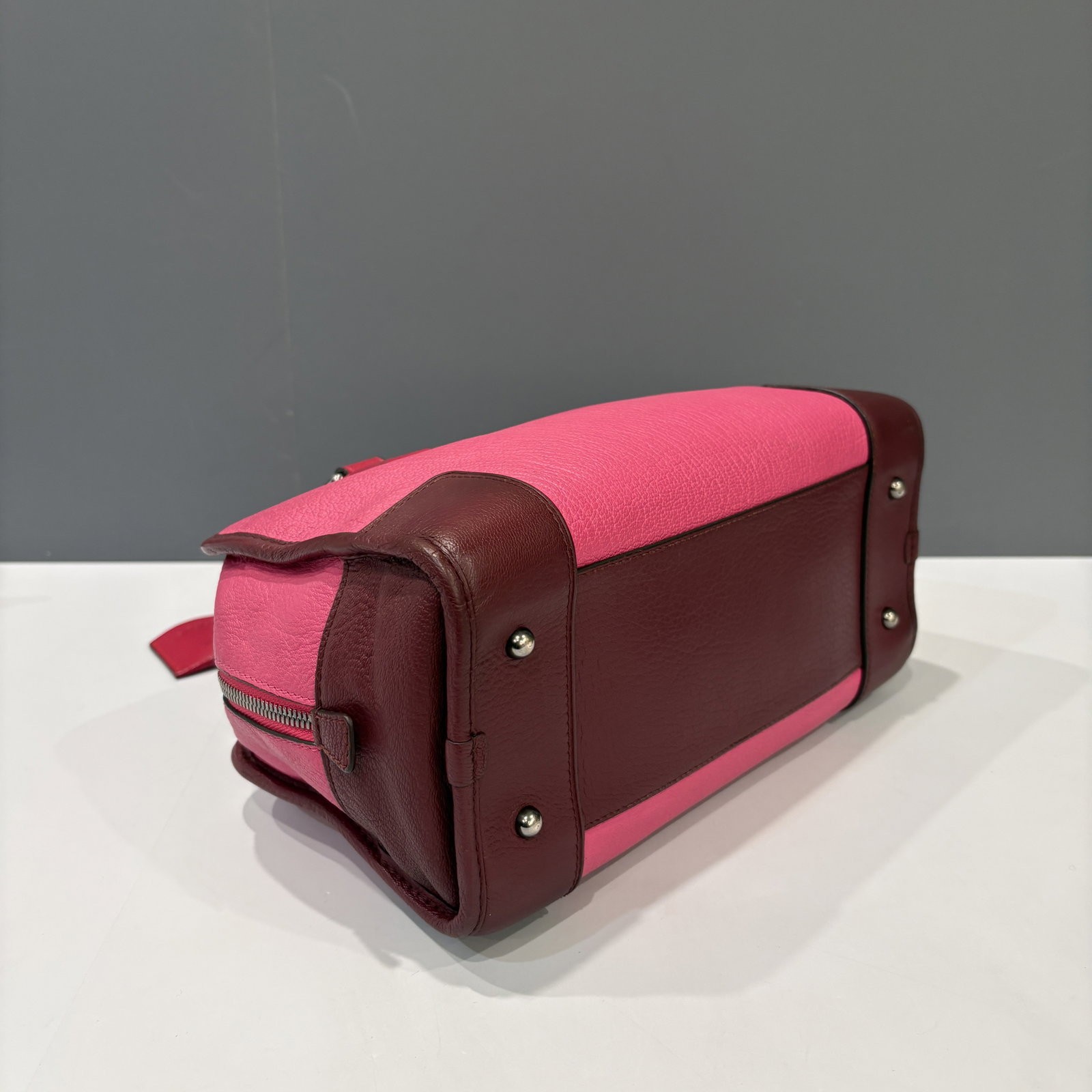 Loewe Amazona 29 Magenta Red Burgundy Calfskin (mg011226e3)