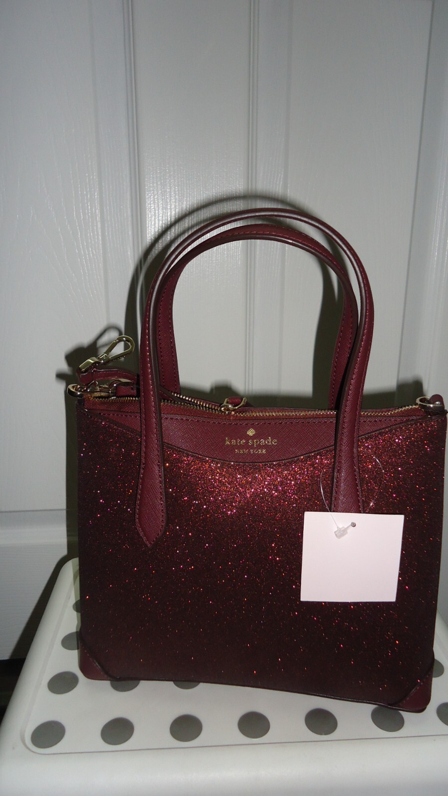 Kate Spade Lola Joeley Shimmy Lola Deep Nova Glitter Women’s Crossbody Handbag