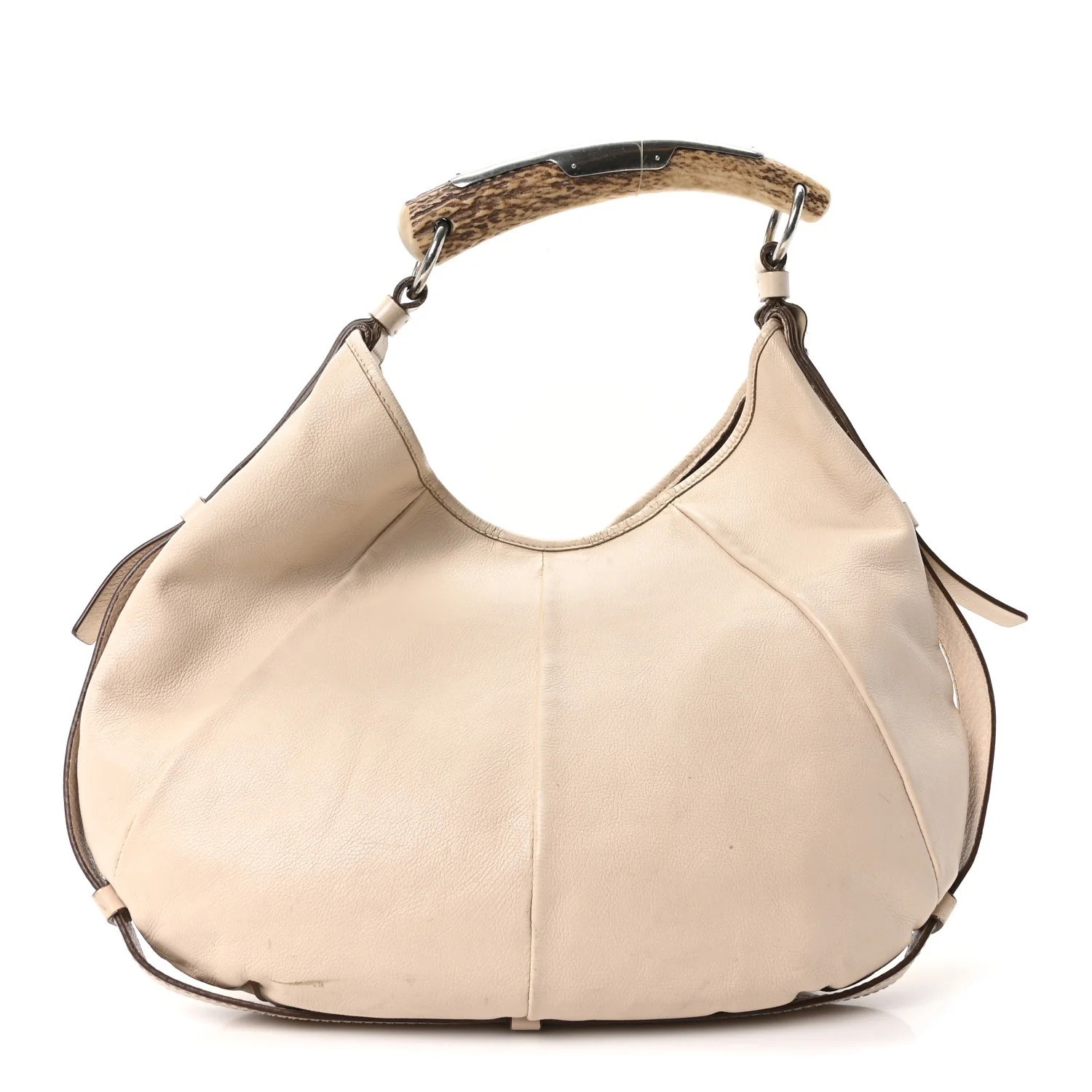 Yves Saint Laurent YSL Mombasa Leather White/Cream