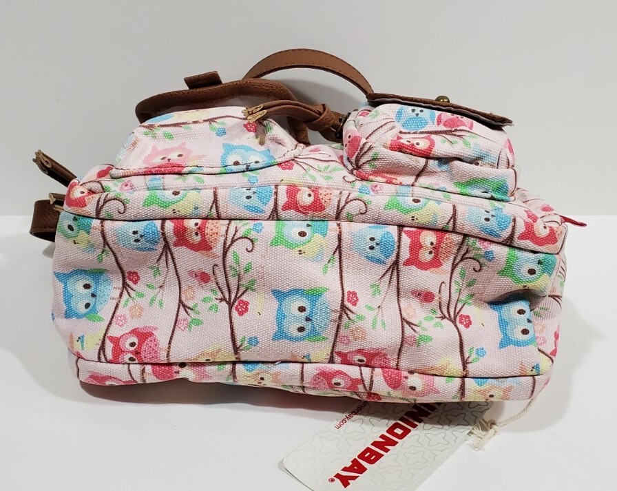 UNIONBAY Canvas Owl Crossbody Bag