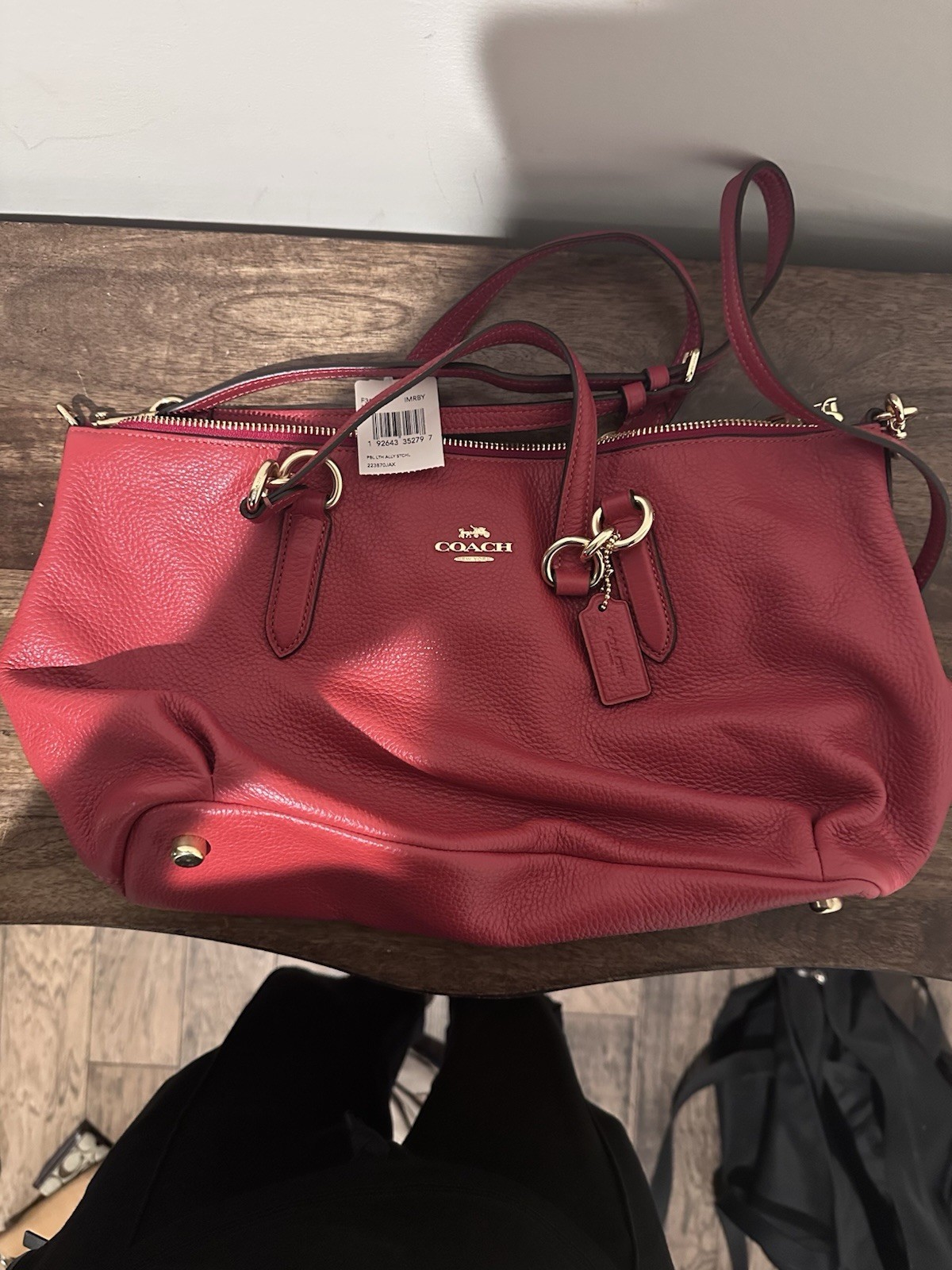 Coach Ally Satchel Red