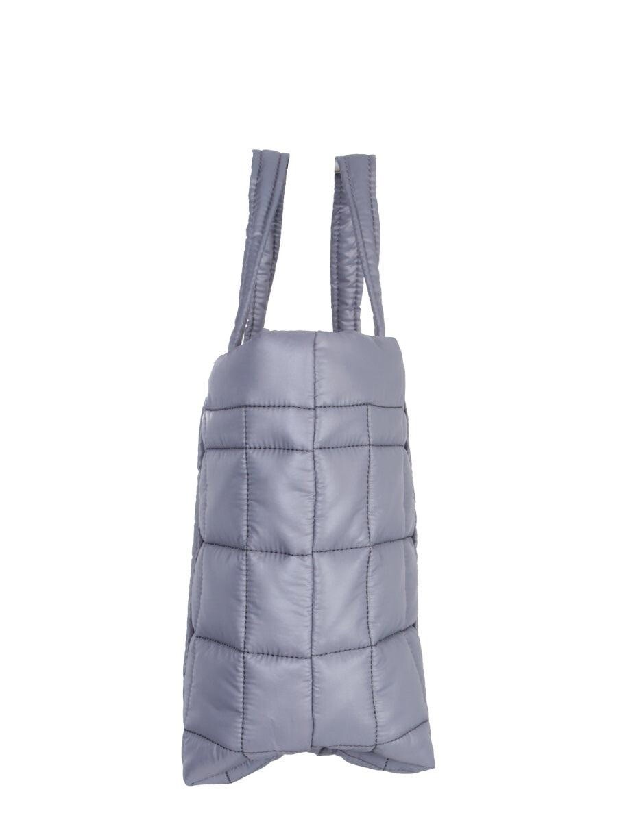 NWT ❄️ Michael Kors Stirling Small Quilted Recycled Nylon Grab Tote Heather Grey