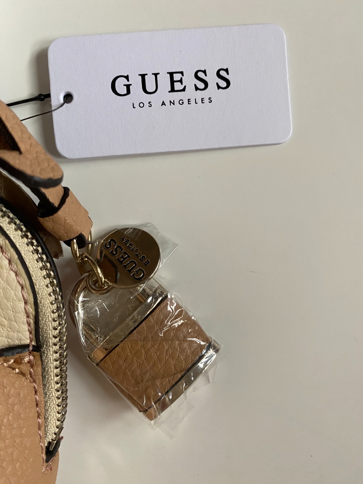 Guess Shoulder Handbag Blush Pink Cream Shawna MSR $115. Original Packaging NWT