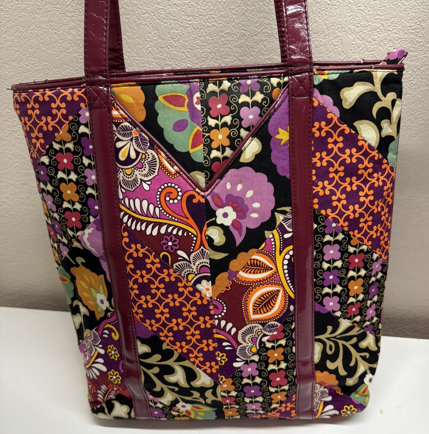 8 PC Lot Vera Bradley Items Purse Tote Weekender Wallets Cosmetic Fair See Photo