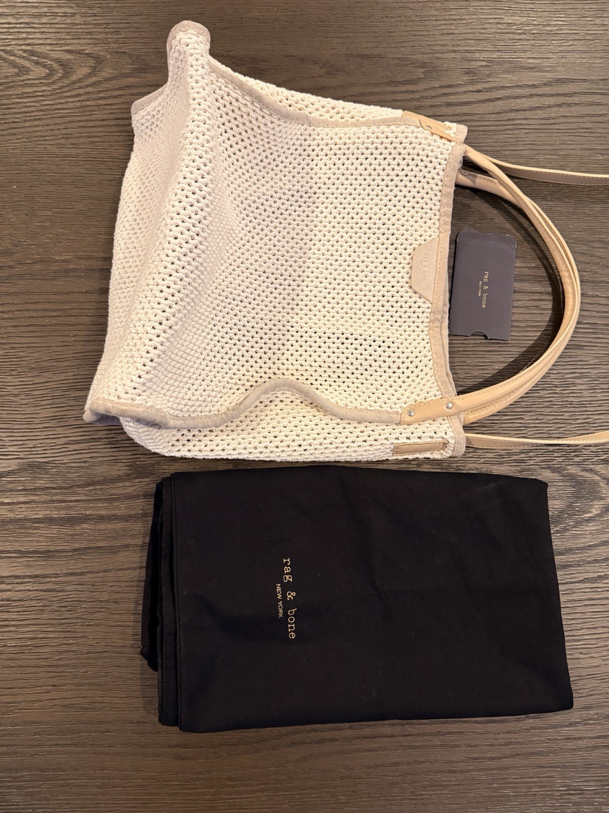 Rag & Bone Summer Passenger Tote Natural Net, Beige