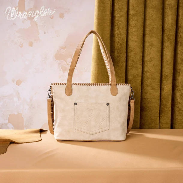 Wrangler Braided Tassel Tote Bag