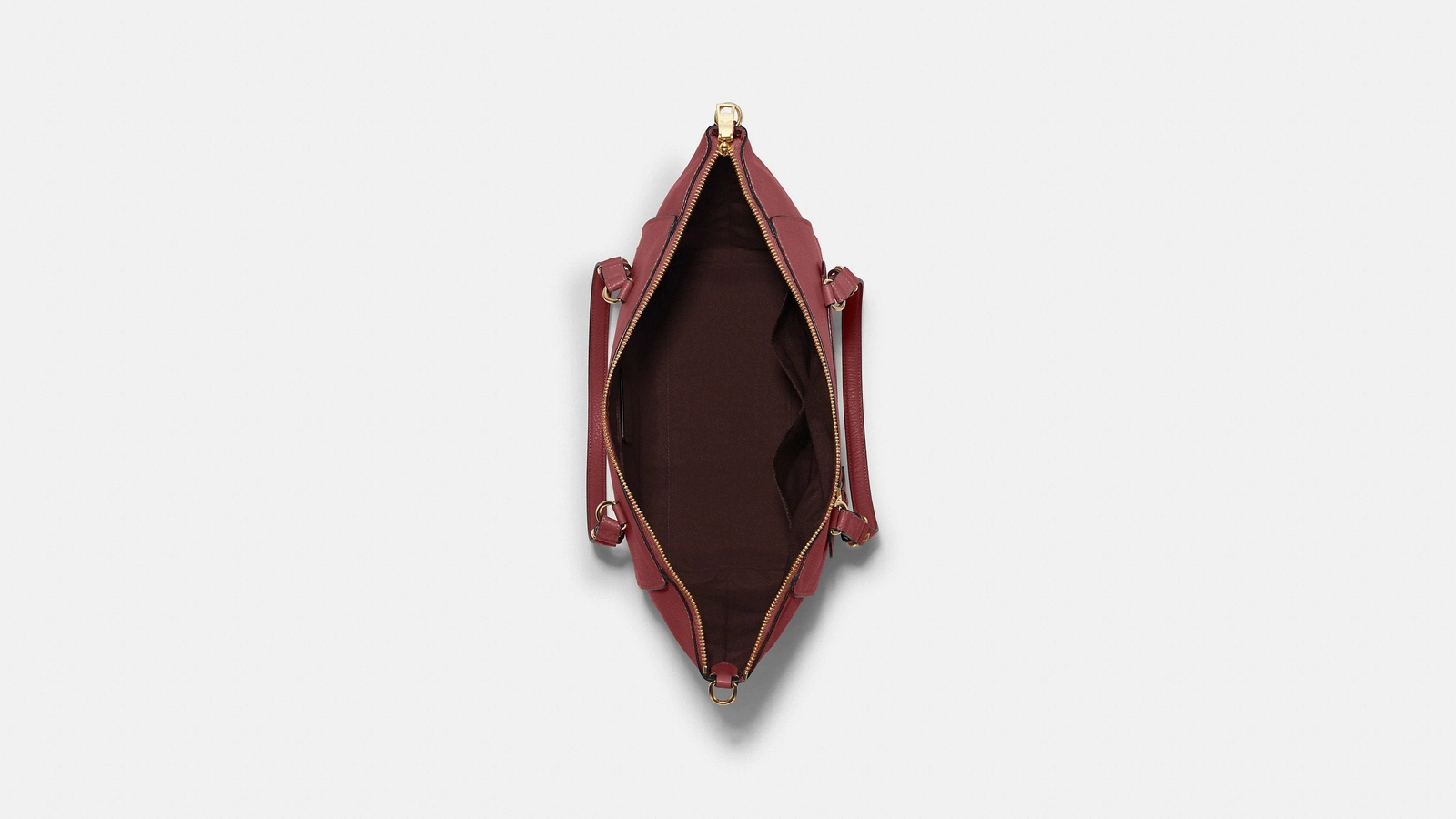 COACH Kleo Carryall – Gold/Cherry
