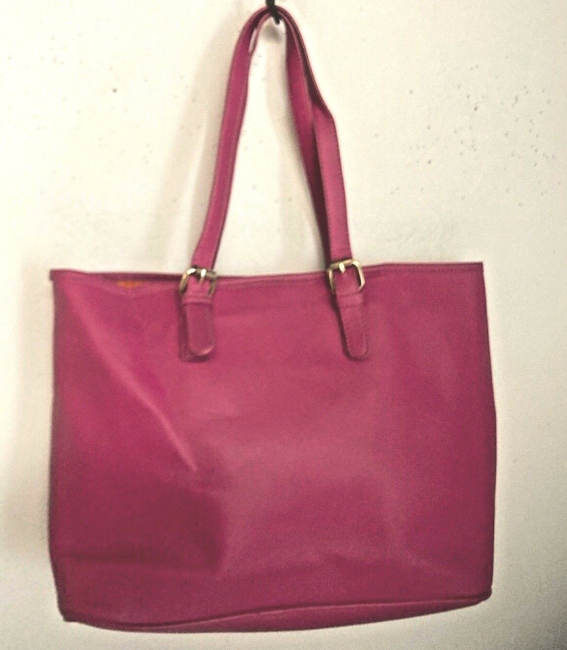 Tote Hot PINK & ORANGE Shoulder Bag Traveler 11 X 14 X 5