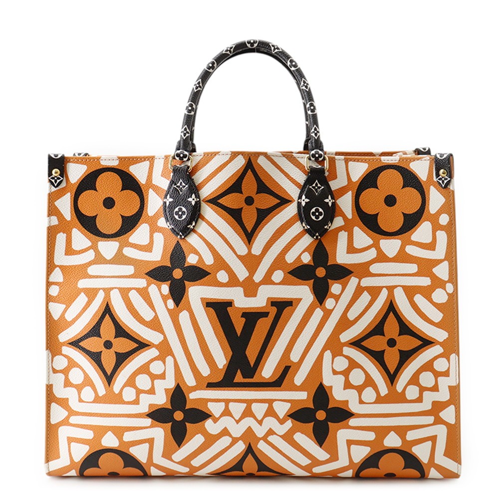 LOUIS VUITTON Onthego Size GM Monogram / Giant / LV Clafoutis Creme caramel …