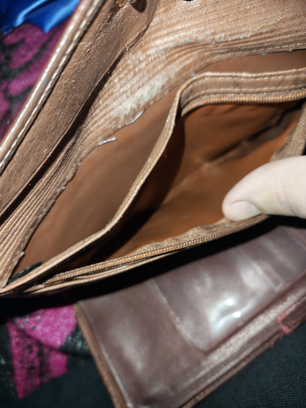6 Inch Leather Clutch Wallet