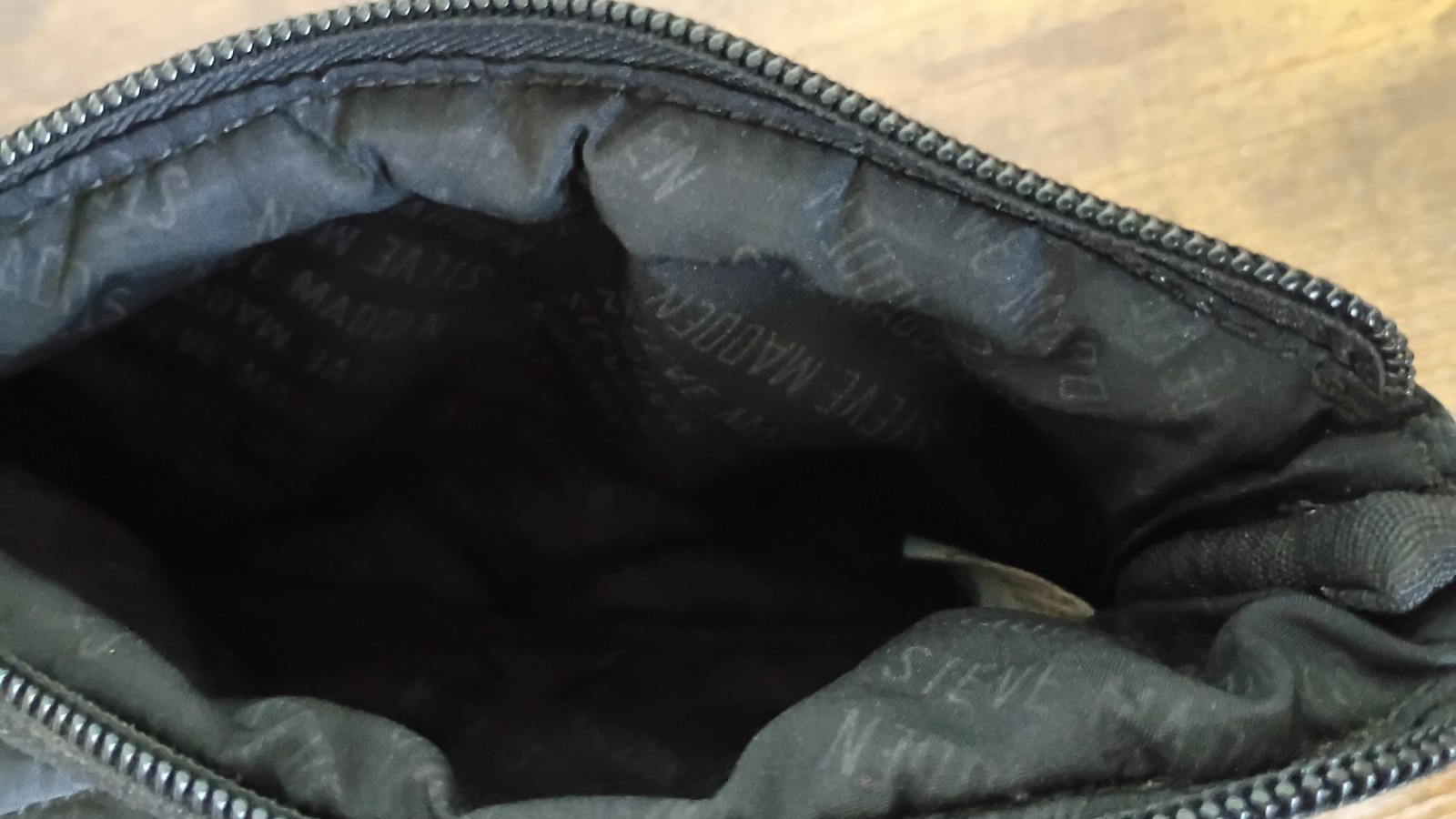 Steve Madden Black Purse 7 Inch Long 6 In High