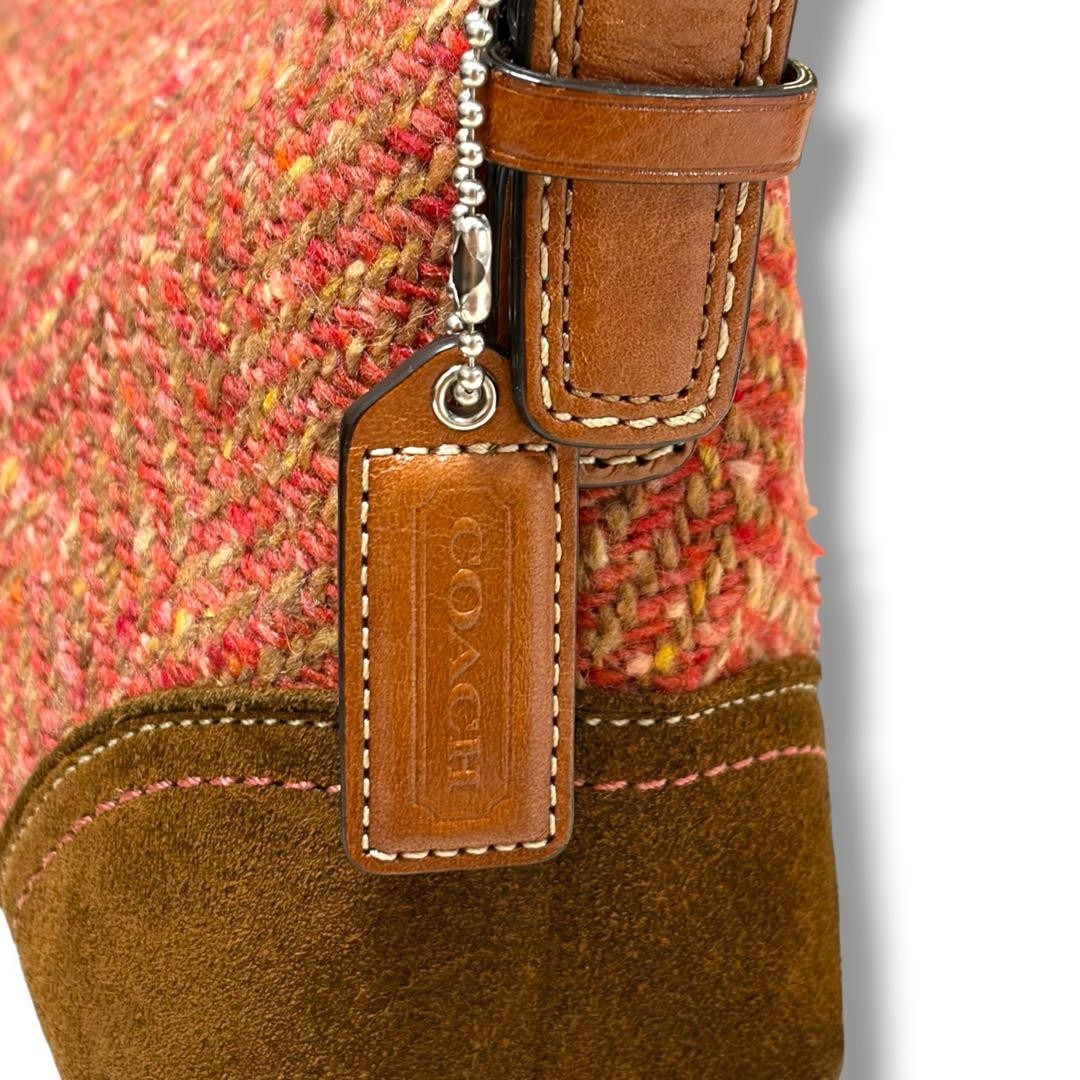 COACH Hamptons Demi Wool Accessory Pouch