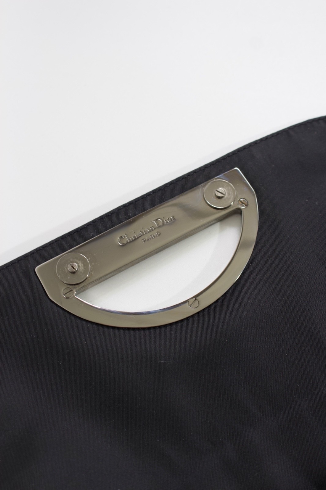 Dior Malice FW 1999 Black Nylon Shoulder Bag Archive Rare Y2K Handbag