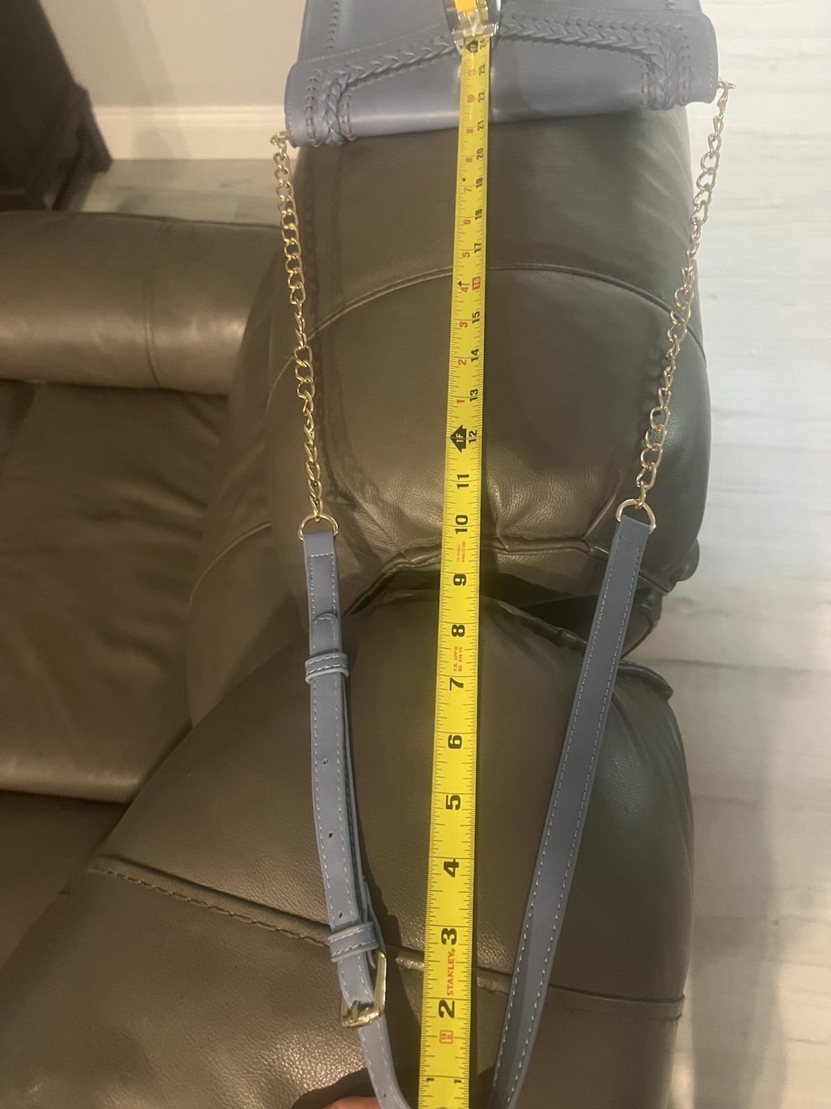 Light Blue Crossbody Handbag