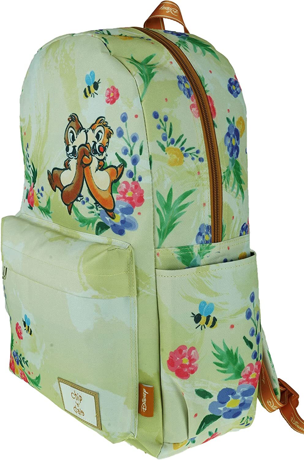 Disney Chip N Dale 17″ Oversize Print Daypack Backpack w/ LAPTOP COMPARTMENT