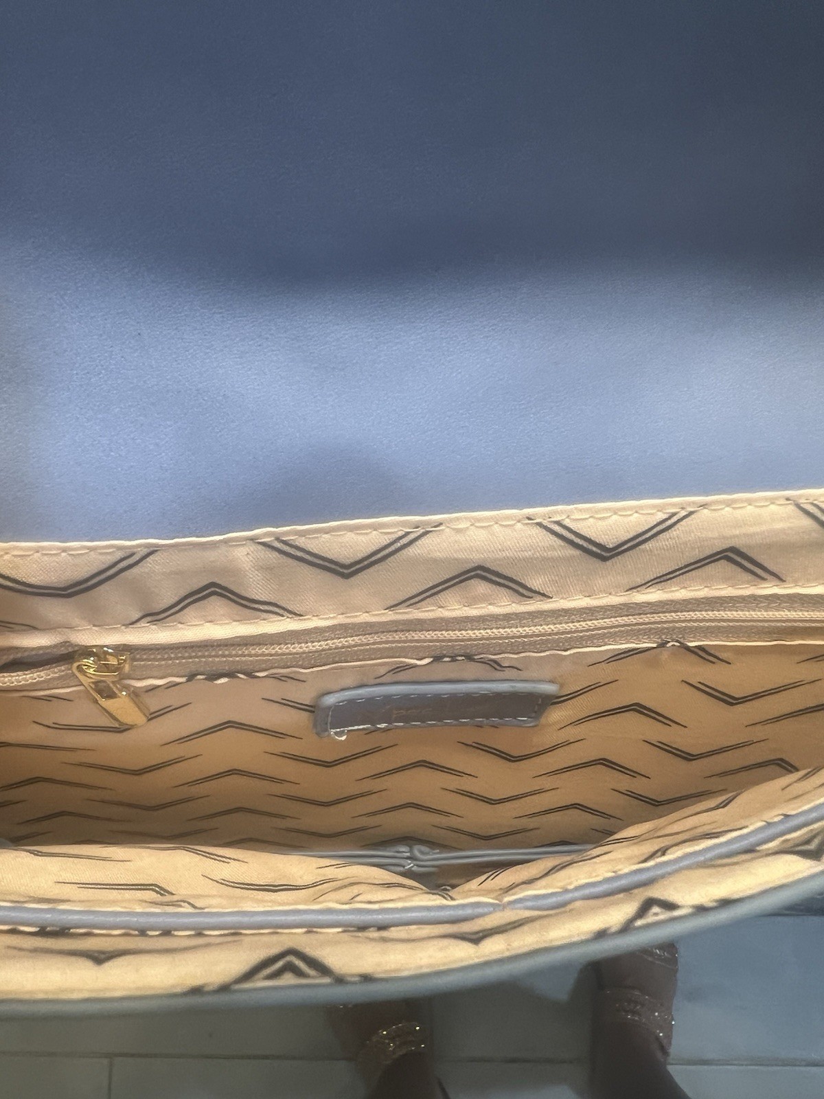 Light Blue Crossbody Handbag