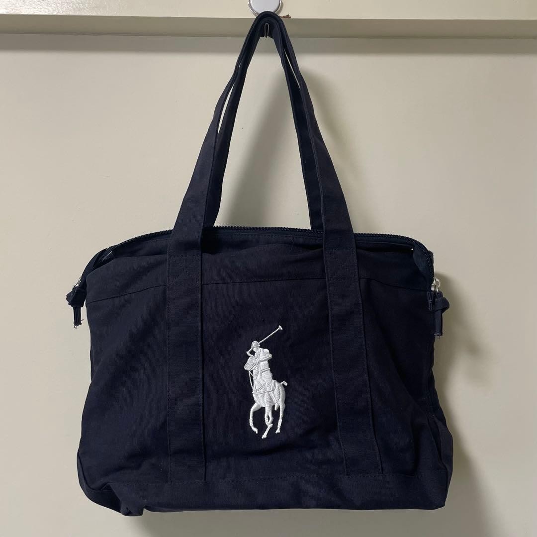 POLO Polo Ralph Lauren Tote Bag Navy Embroidered Logo