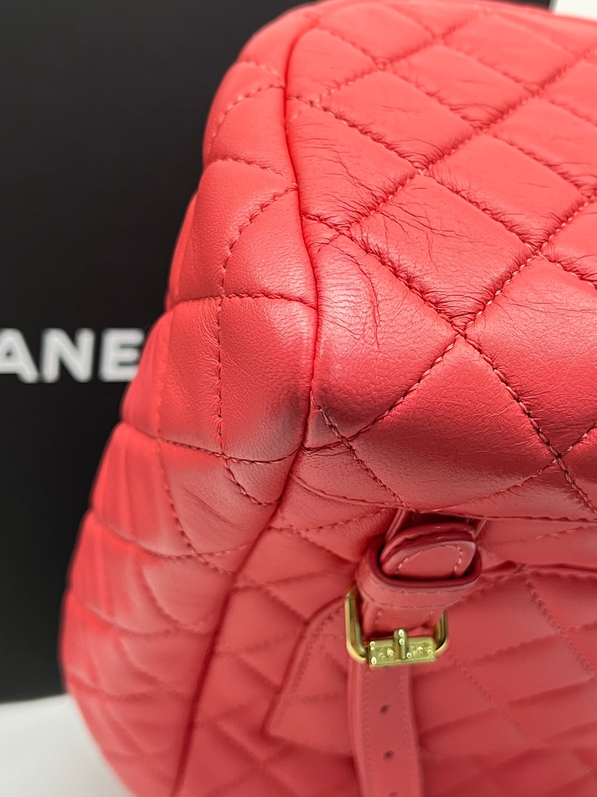 Chanel Salzbourg Classic Normal Coral Pink Lambskin Multiway Backpack Duty Paid