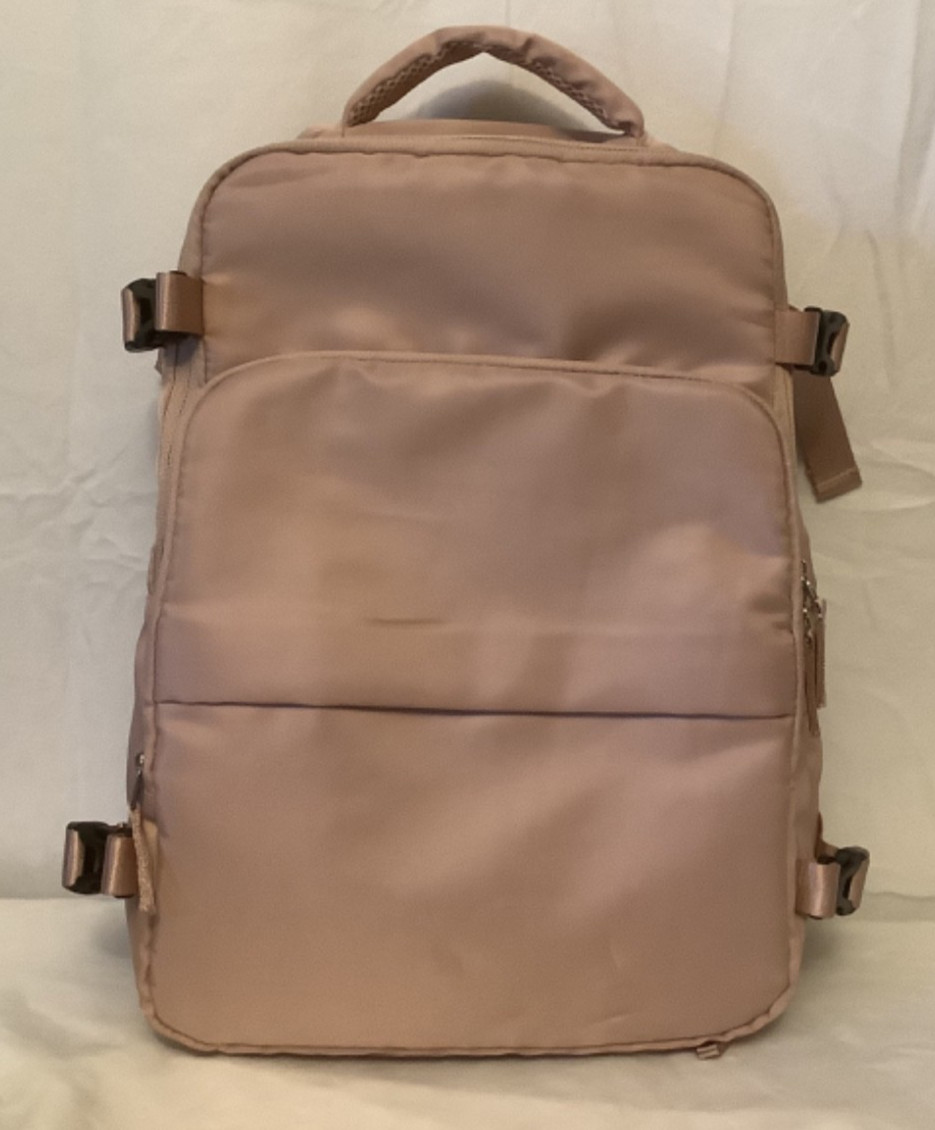 Travel Backpack for Women, Carry On Backpack in pink-17″ x 11″ x 4″ deep