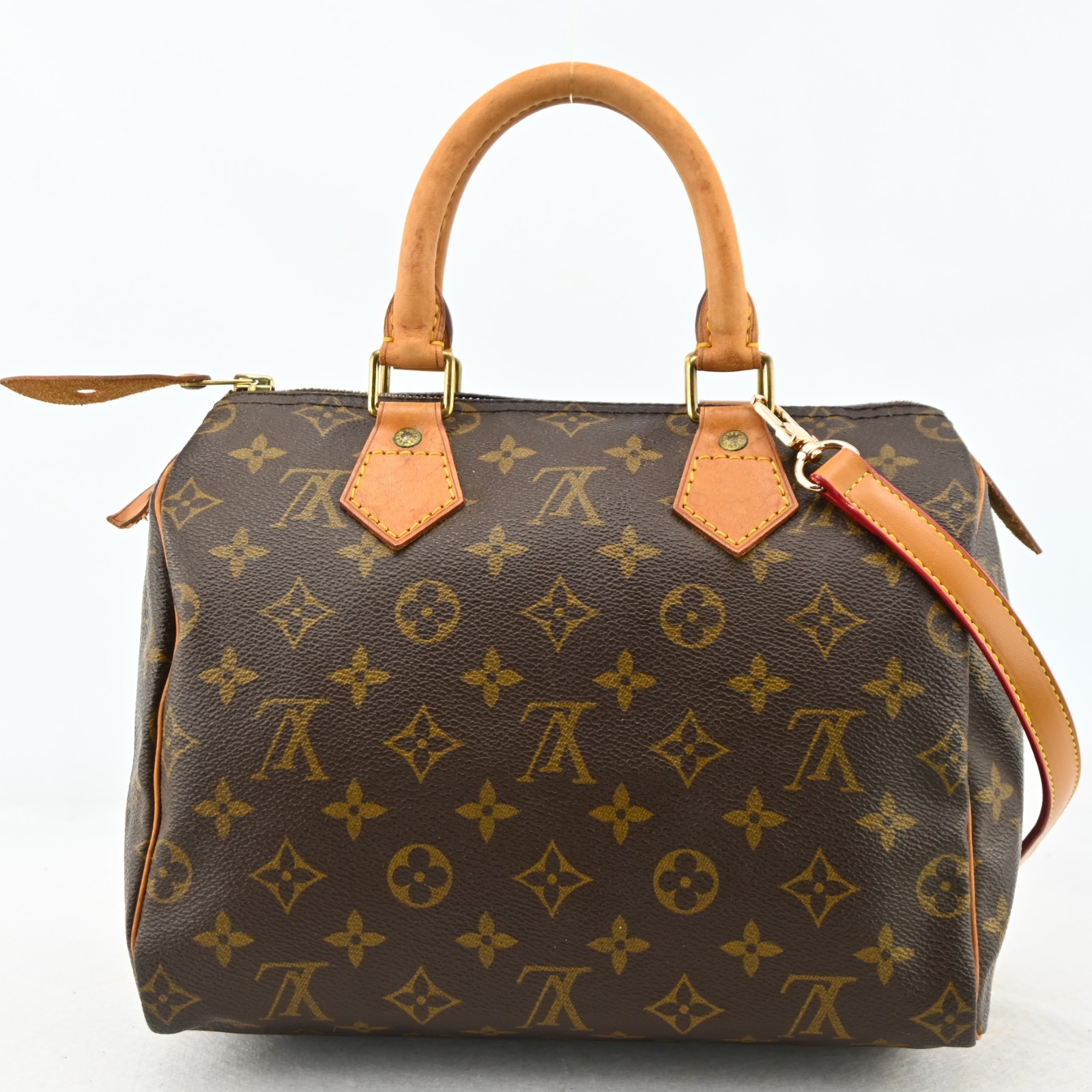 Auth LOUIS VUITTON Speedy 25 Monogram Handbag Monogram M41528 C-1982SO806