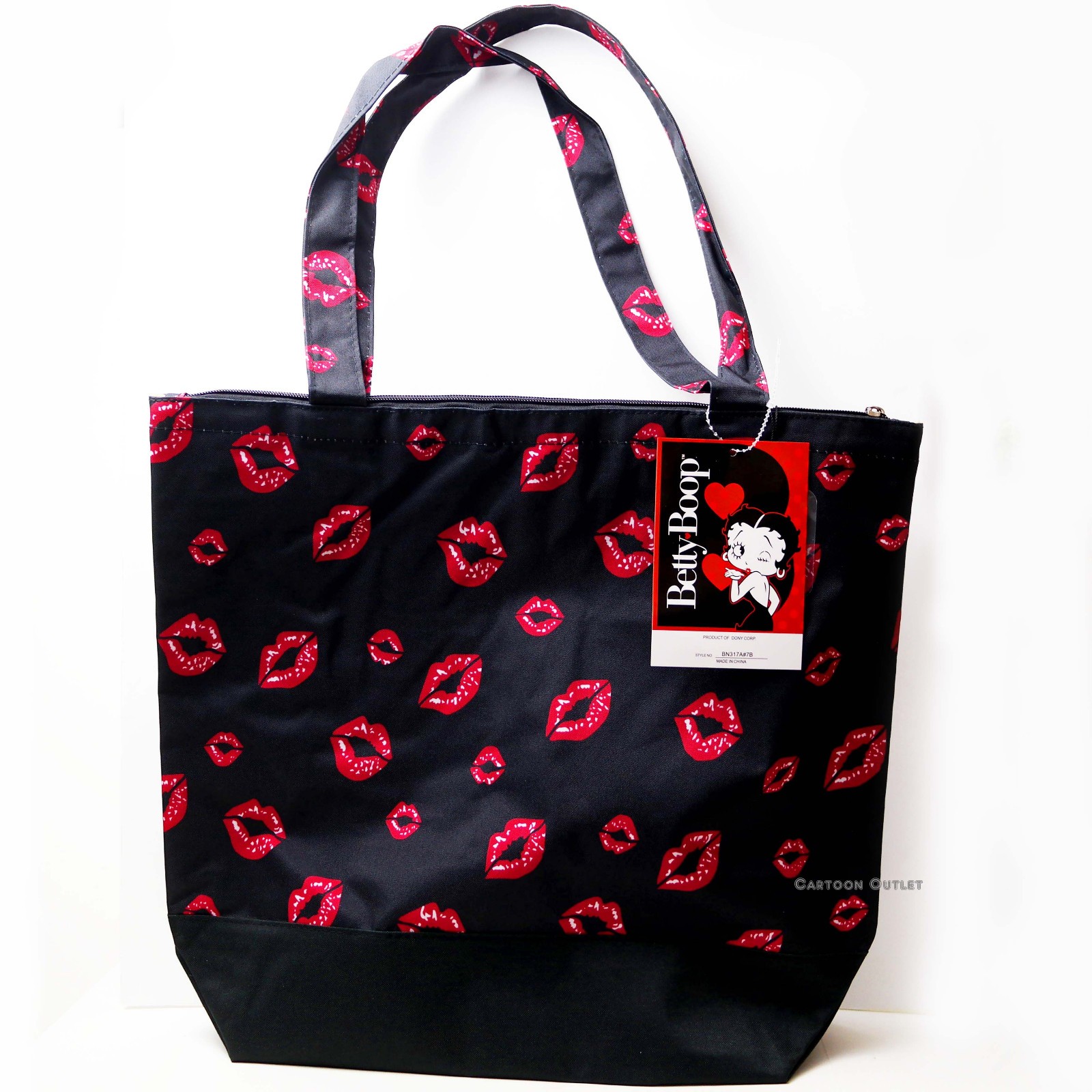 Betty Boop Large Tote Bag New