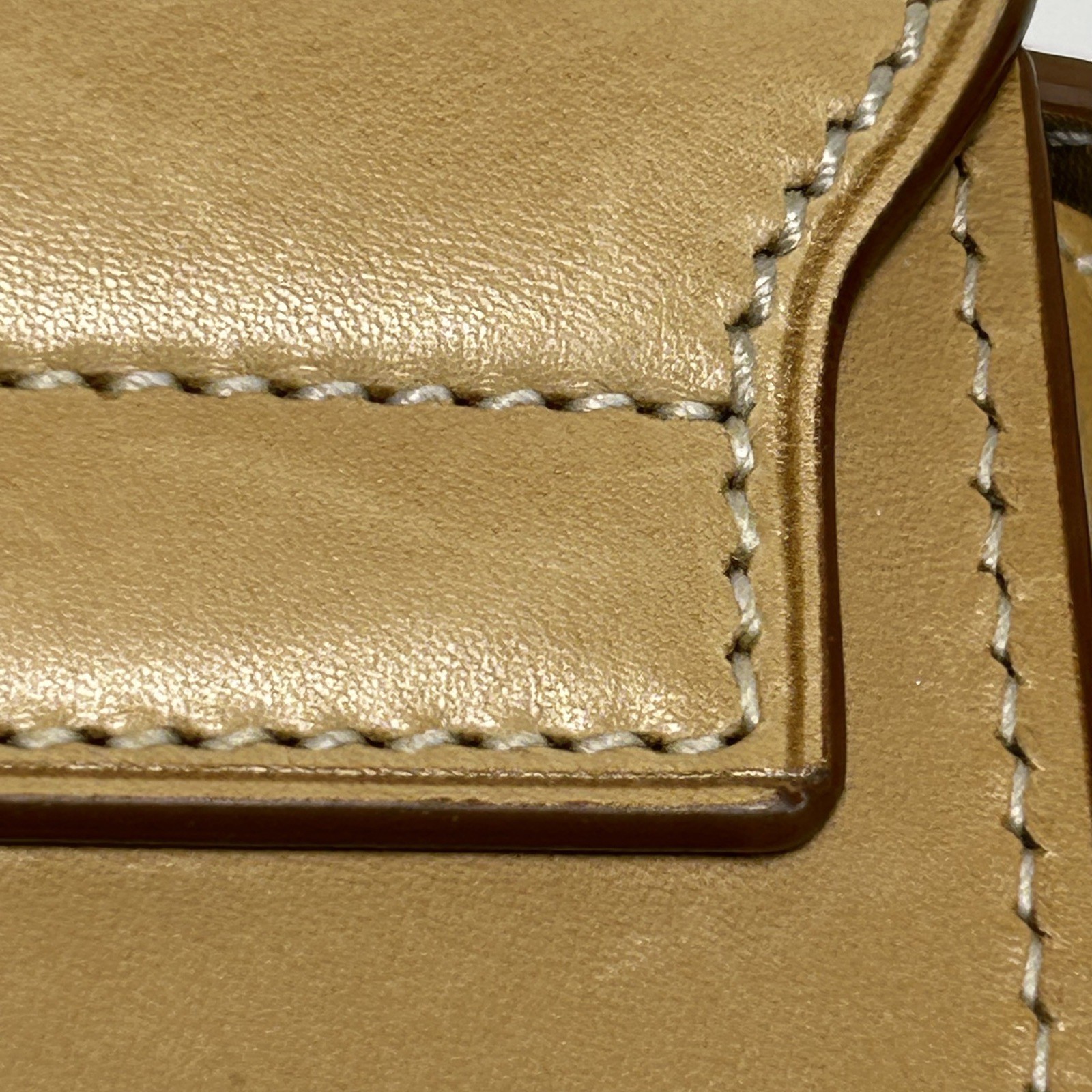 SAINT LAURENT KAIA Saddle Bag Mini 15cm Milky Tea Calfskin Crossbody Bag