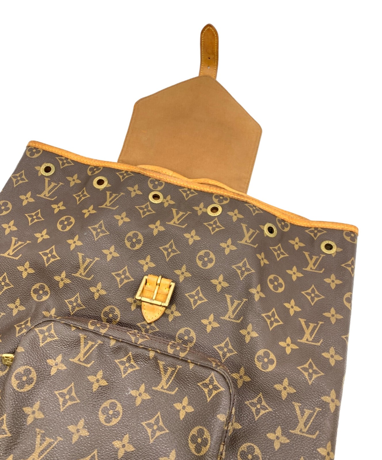 Louis Vuitton Montsouris GM M51135 Brown Bag #TFB4500