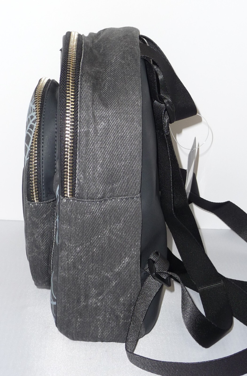 Nightmare Before Christmas Jack & Sally 9.6″ Gray Backpack New with Tagss