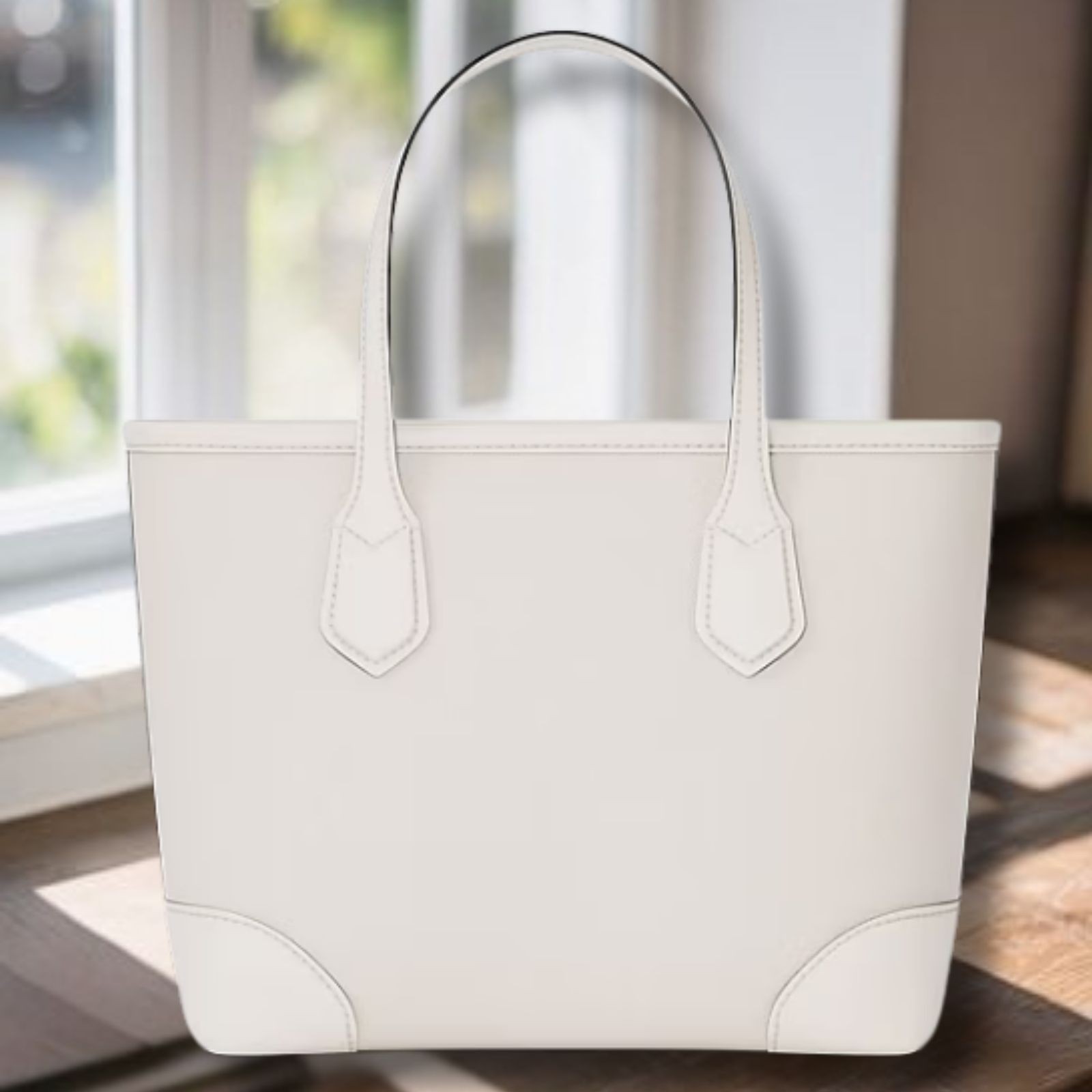 Michael Kors Eva Women Extra-Small Leather Convertible Tote Handbag Purse Bag